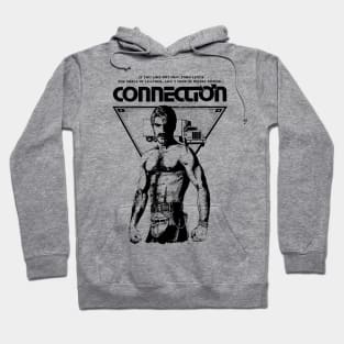 Connection Gay Retro LGBT Denim Hoodie